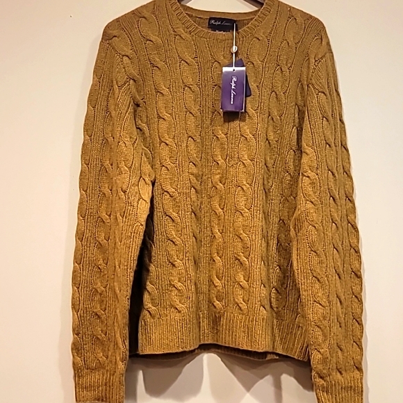 Ralph Lauren Purple Label Other - Ralph Lauren Purple Lable men's cable knit cashmere pullover